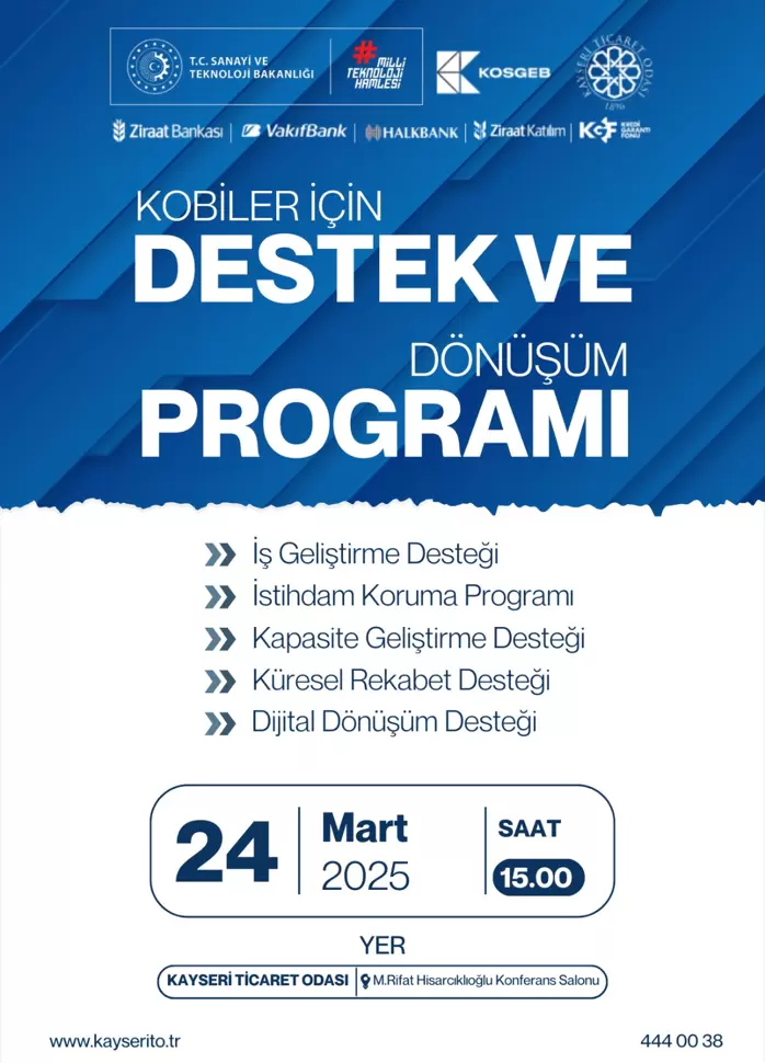KOSGEB KOBİLER İÇİN DESTEK VE DÖNÜŞÜM PROGRAMI