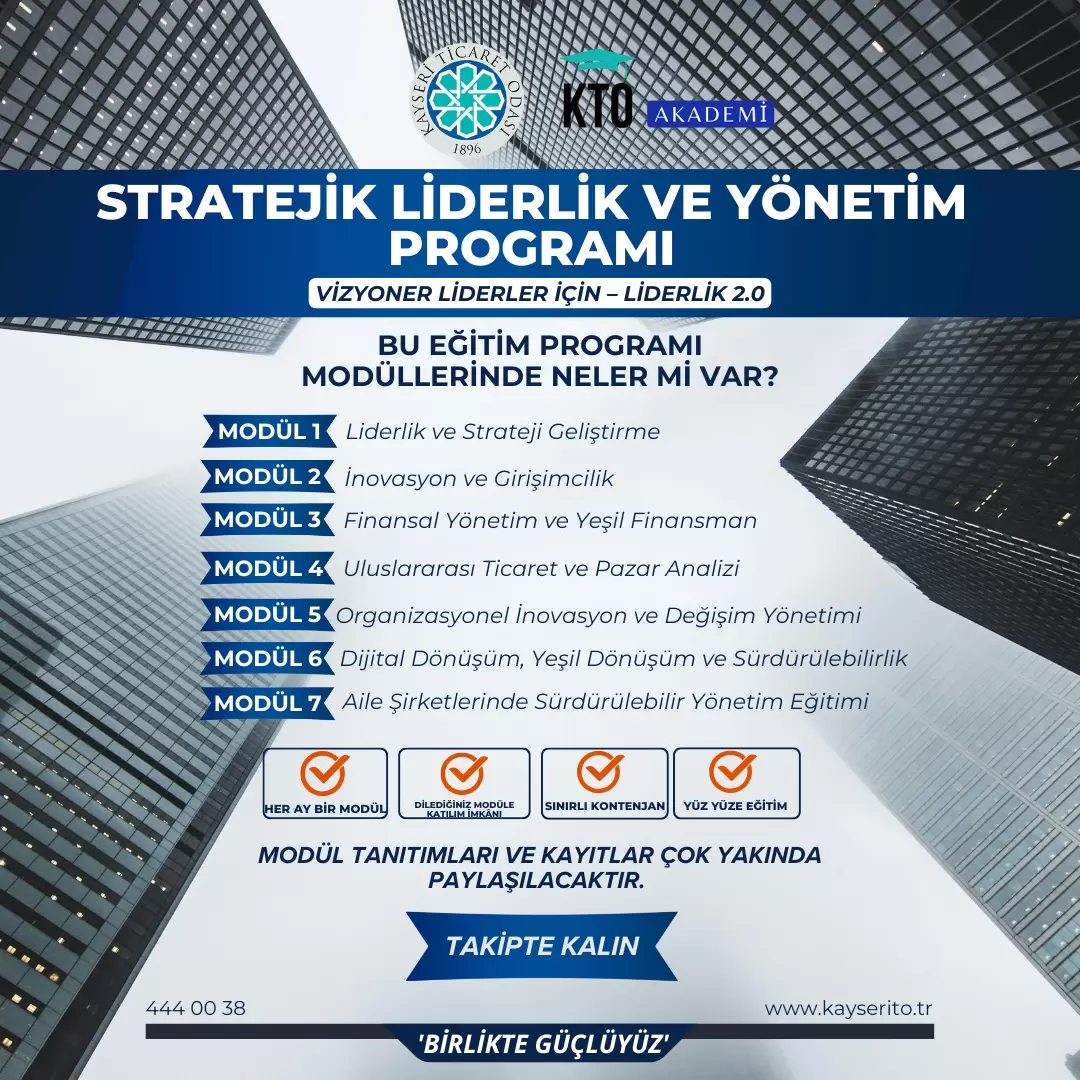 STRATEJİK LİDERLİK VE YÖNETİM PROGRAMI VİZYONER LİDERLER İÇİN – LİDERLİK 2.0 BAŞLIYOR!