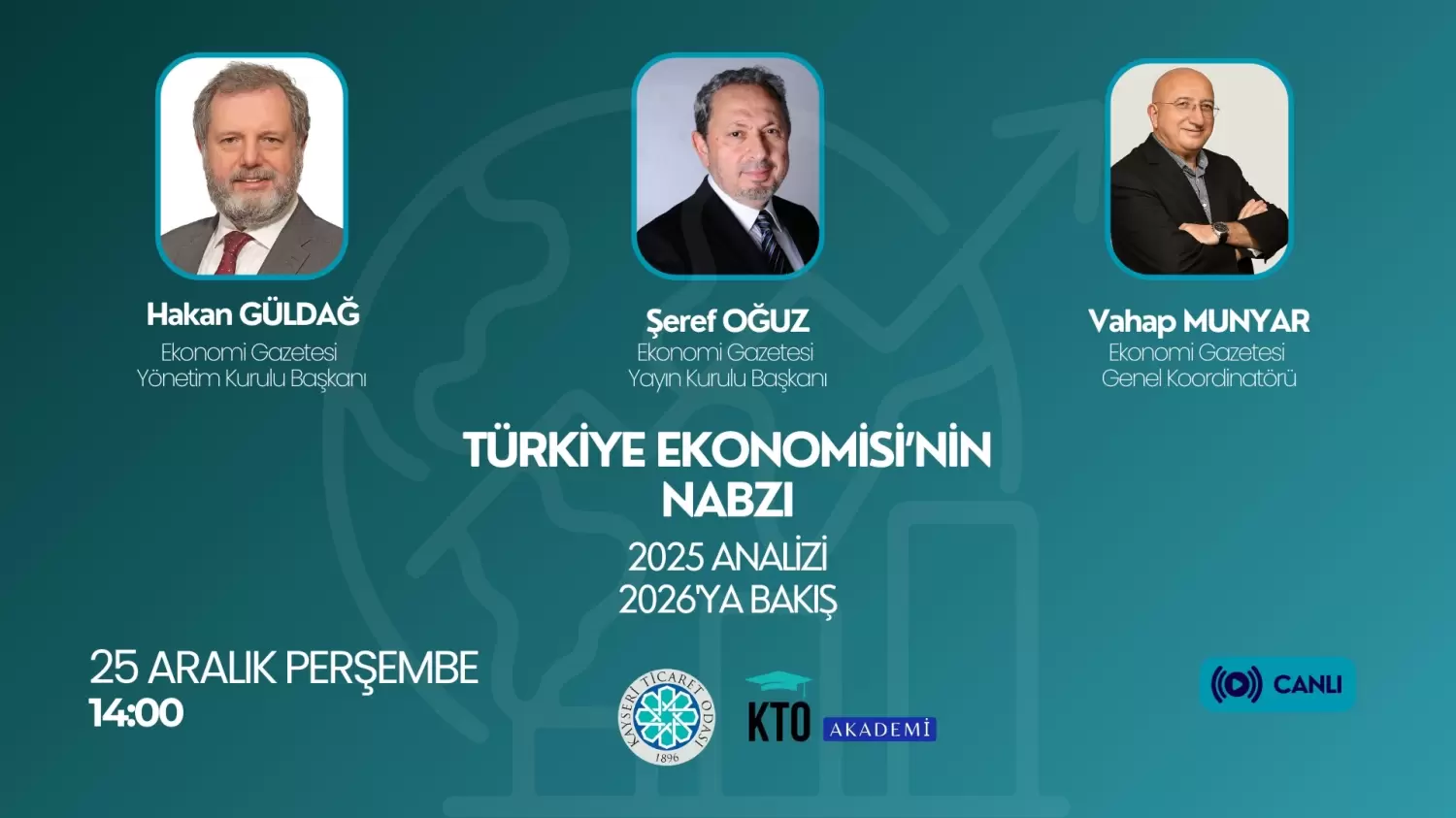 TÜRKİYE EKONOMİSİNİN NABZI: 2025 ANALİZİ, 2026’YA BAKIŞ PANELİ